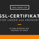 Sveriges billigaste SSL-certifikat nu ännu billigare!